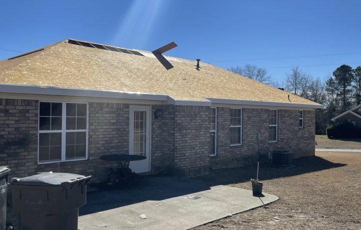 Completed roofing project by CCY Roofing in the CSRA