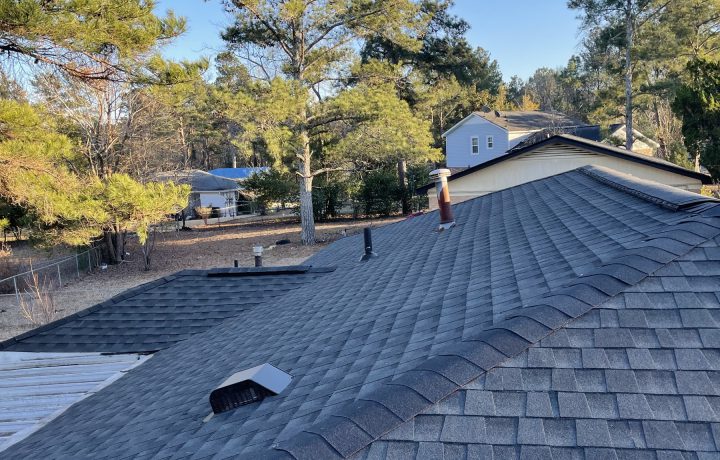 Completed roofing project by CCY Roofing in the CSRA